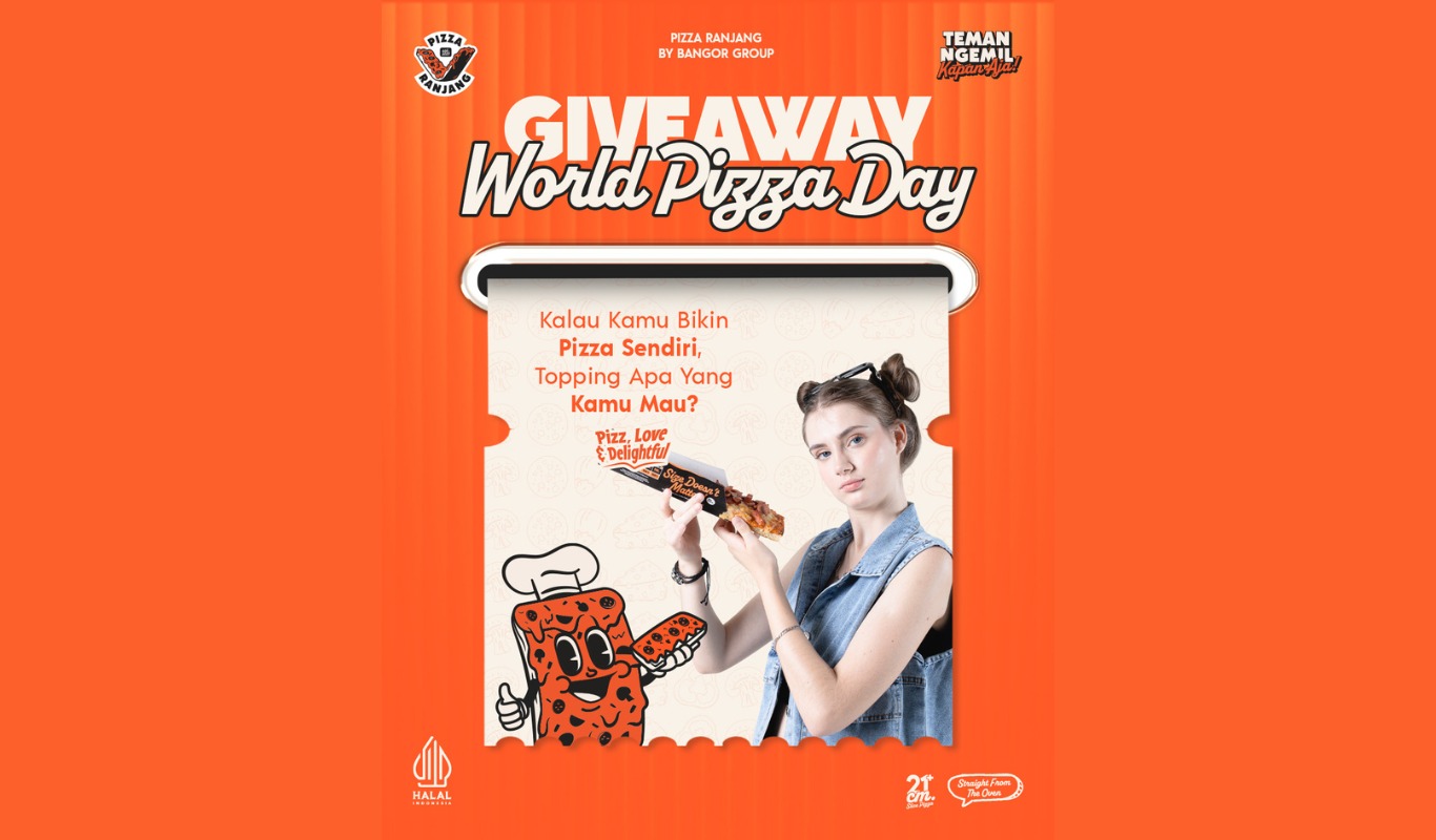 Rayakan Hari Pizza Internasional, Ada Giveaway Spesial dari Pizza Ranjang